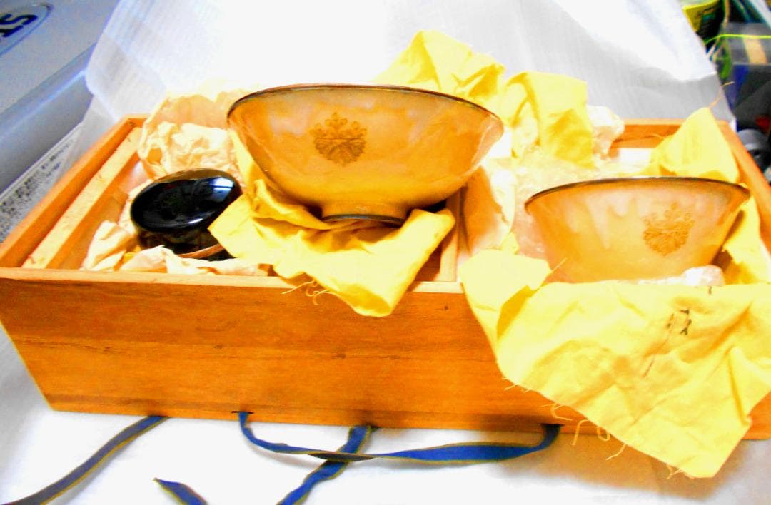 七宝焼き抹茶茶碗（大、小、ナツメ）