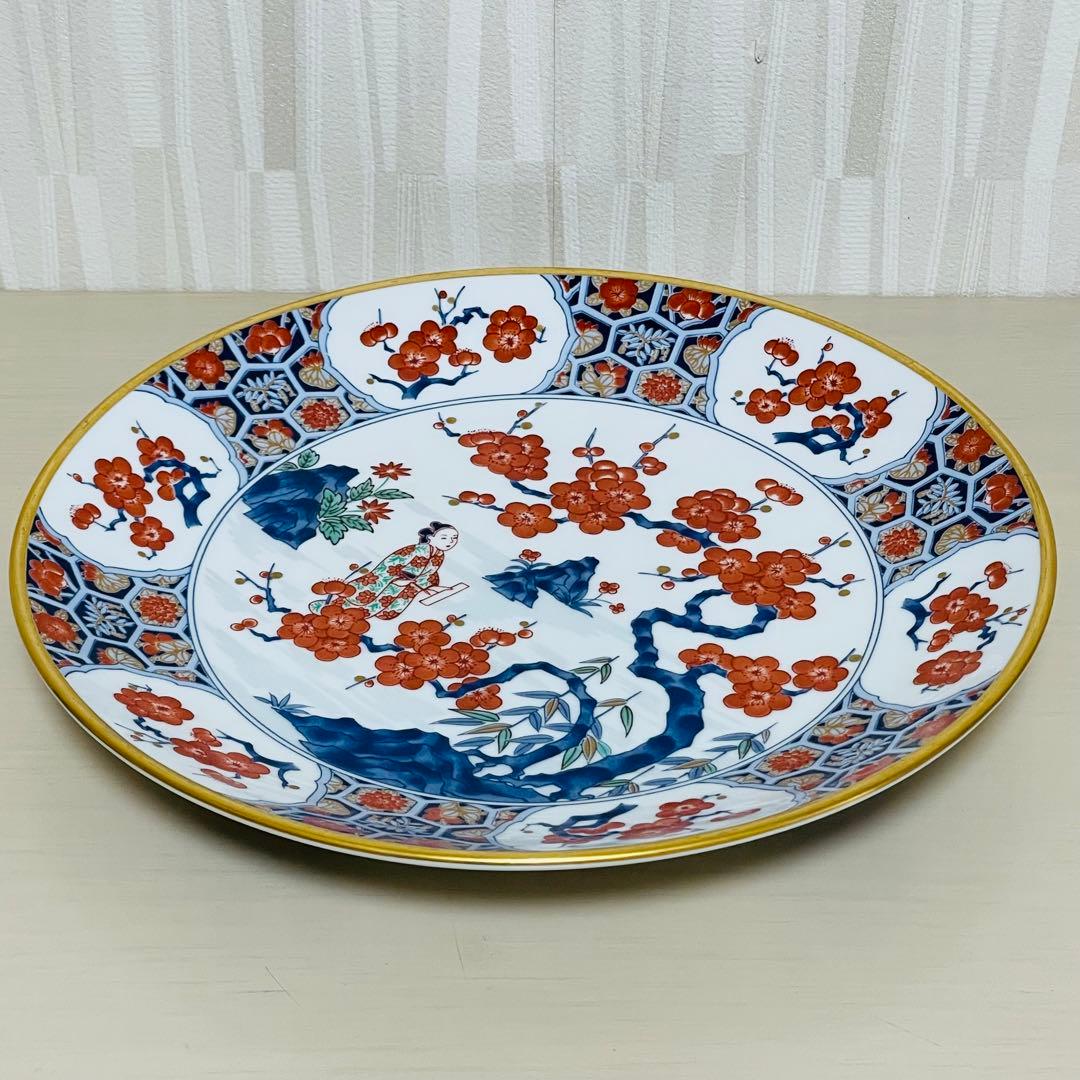 香蘭社 有田焼 フランクリンポーセリン 限定版絵皿 花の宴の内 6枚セット