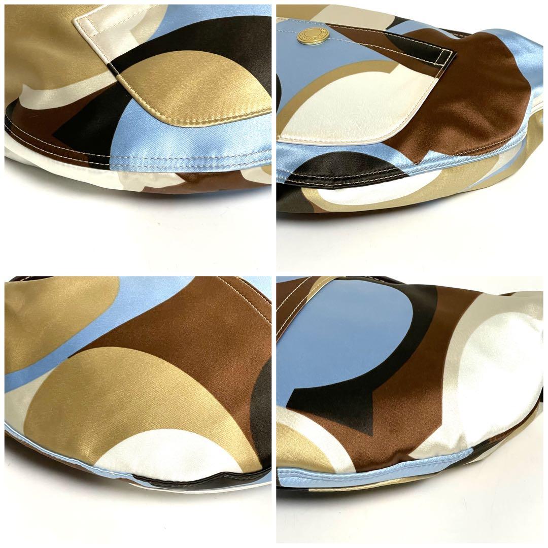 バッグ Coach Satin Canvas Hobo Shoulder 10105