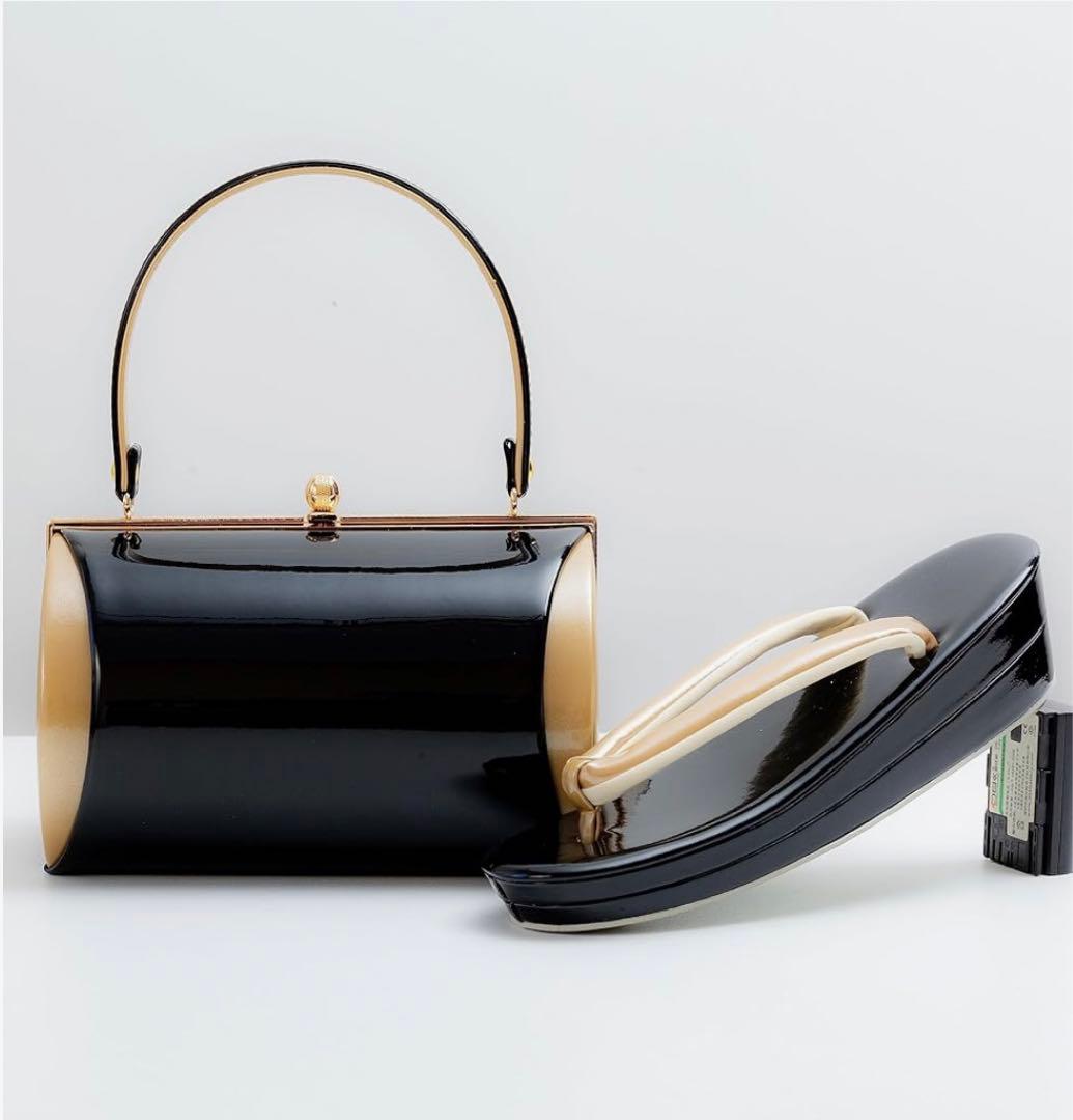 [ロングペン] 成人式 草履バッグセット 着物バッグ