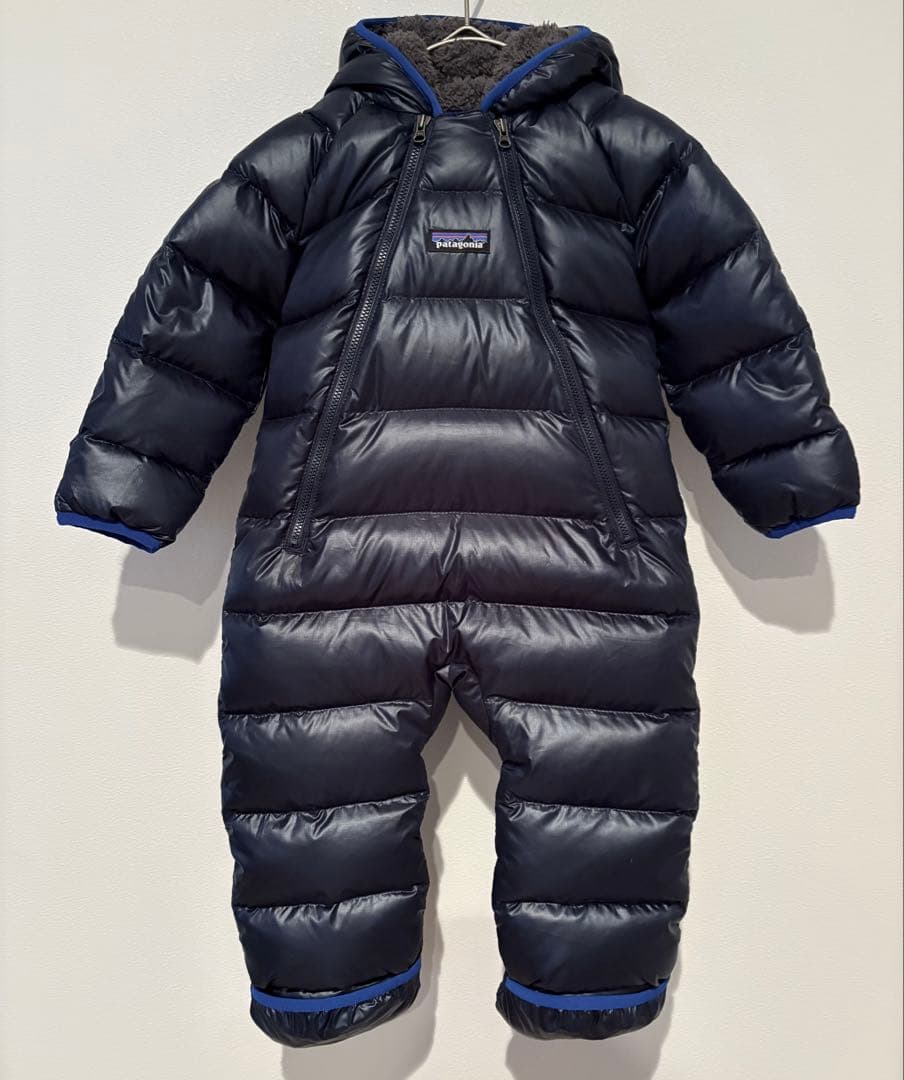 ▲美品 patagonia パタゴニア ベビー ダウン カバーオール ロンパース