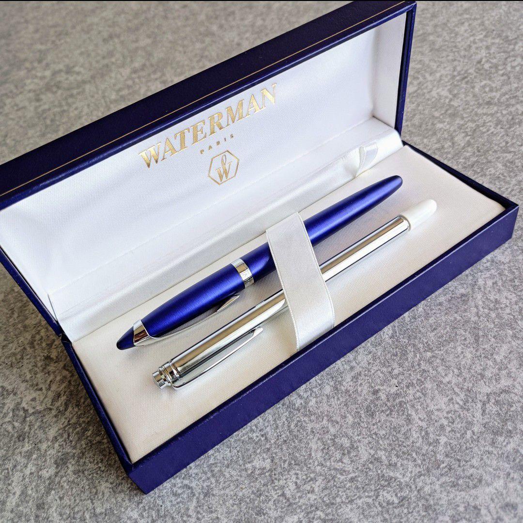 廃盤品! WATERMAN ウォーターマン ボールペン 支持棒 深海ブルー!