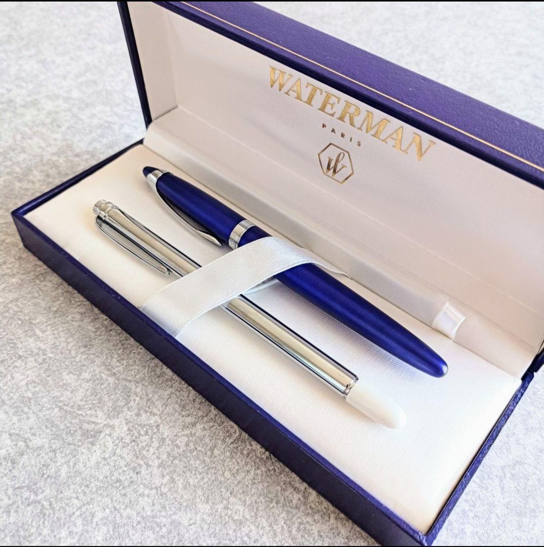 廃盤品! WATERMAN ウォーターマン ボールペン 支持棒 深海ブルー!
