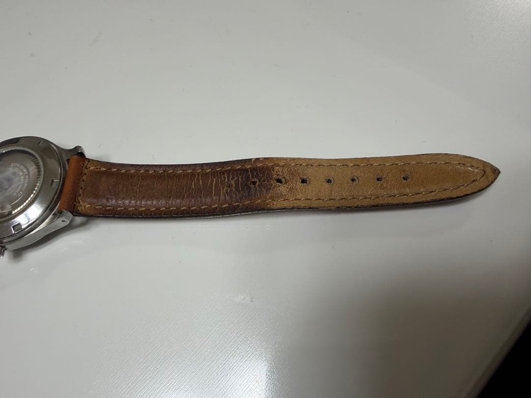 最終値下げ！ハミルトン　カーキ　9721B 自動巻腕時計　白文字盤