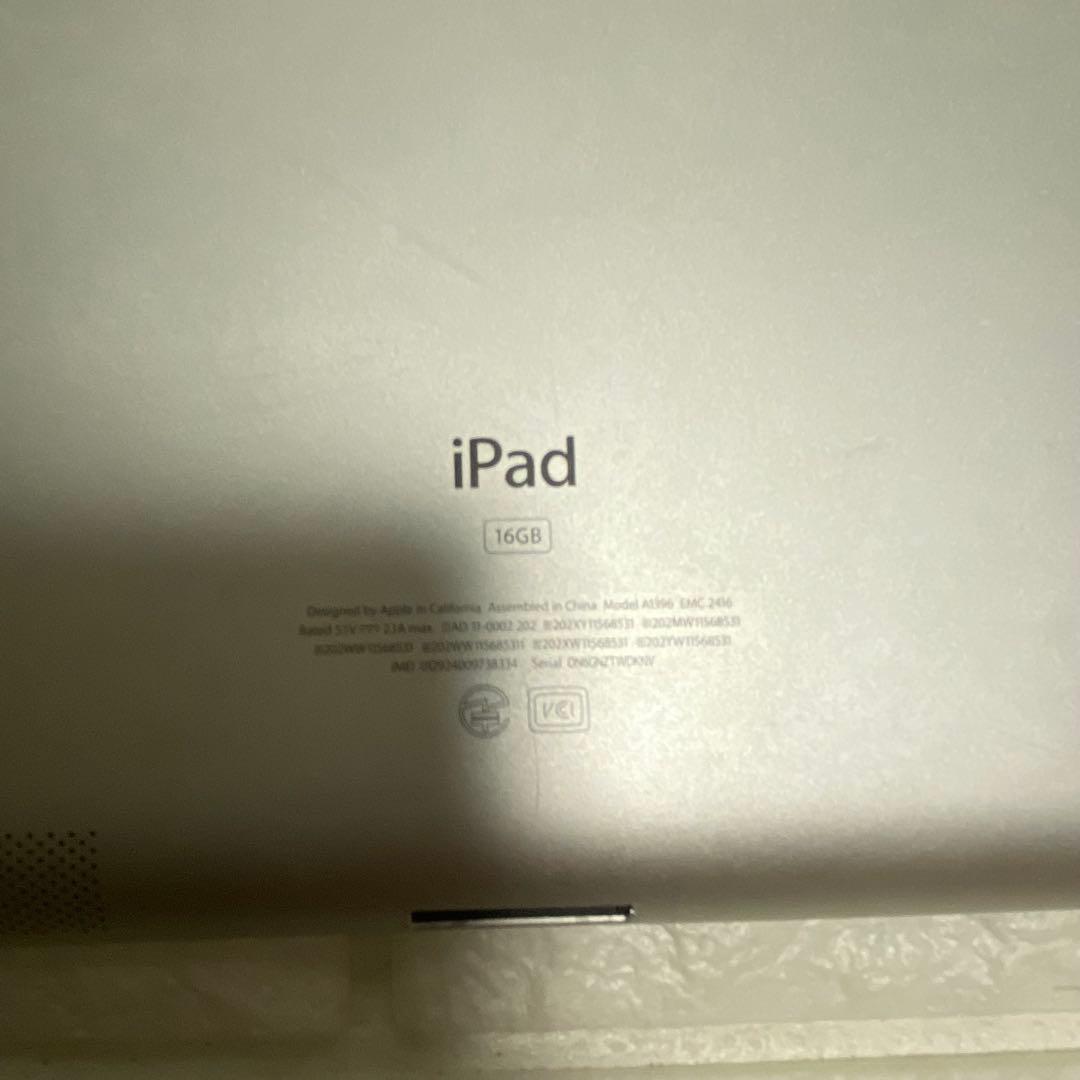 動作確認済 iPad 第2世代 Wi-Fi 16GB シルバー Apple