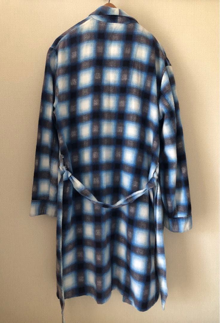 60s〜70s vintage 好配色オンブレ！！プリントネルガウン⭐︎