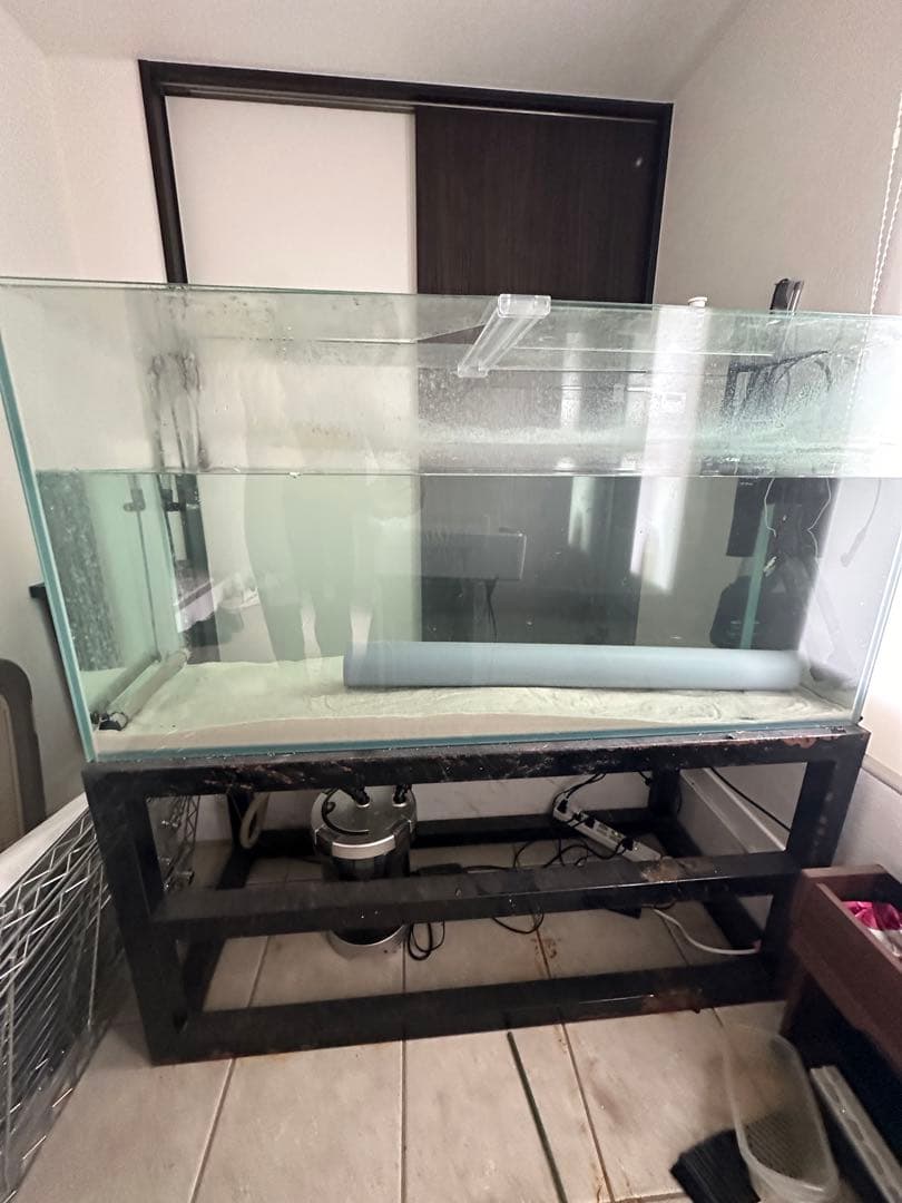 120cm水槽セット 濾過器 水槽台