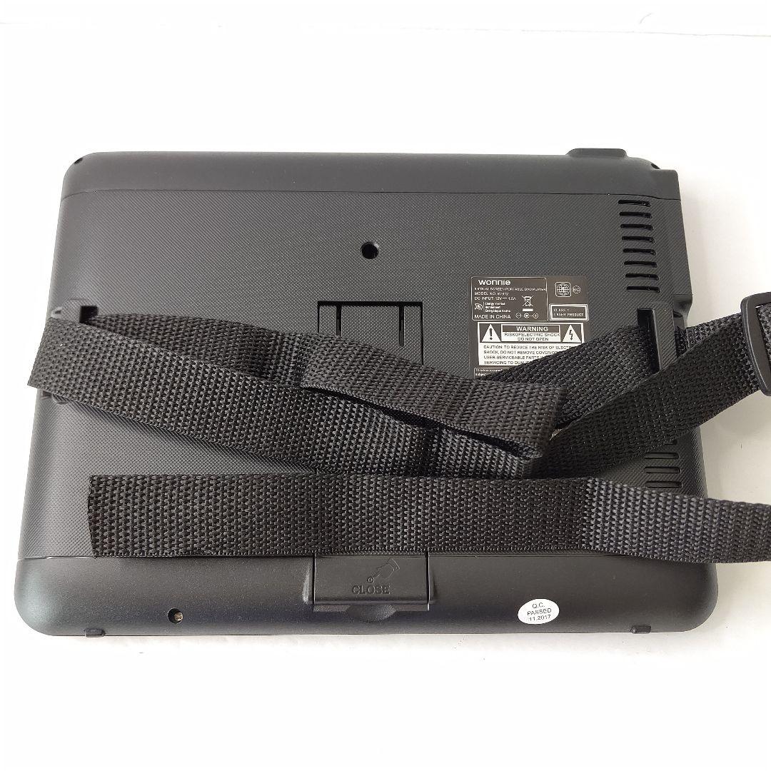 9.5インチ　ツインモニター　ポータブルDVDプレーヤー　極美品　ゲーム付き