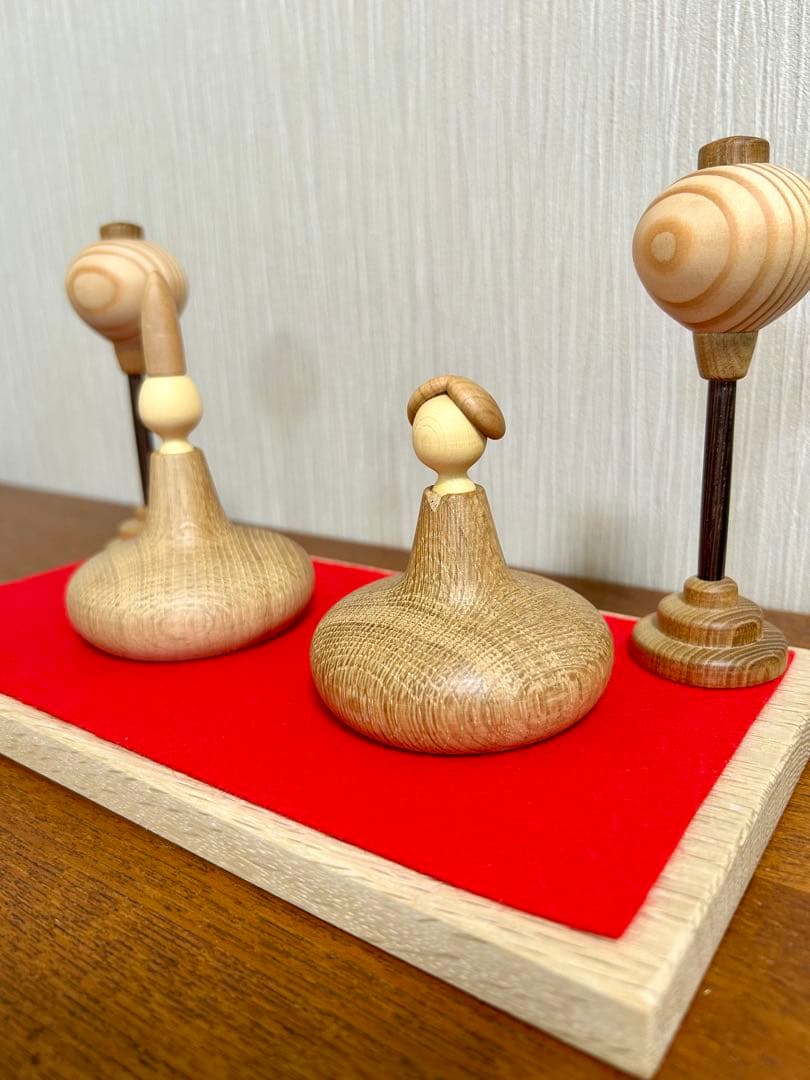 雛人形　ひな祭り　三浦木地　新品　未使用　木製　北欧　クラフト作家