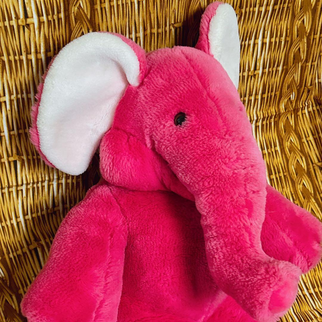 ピンクゾウ プレイトーキン パペット ぬいぐるみ cocco愛用 桃象トイザらス