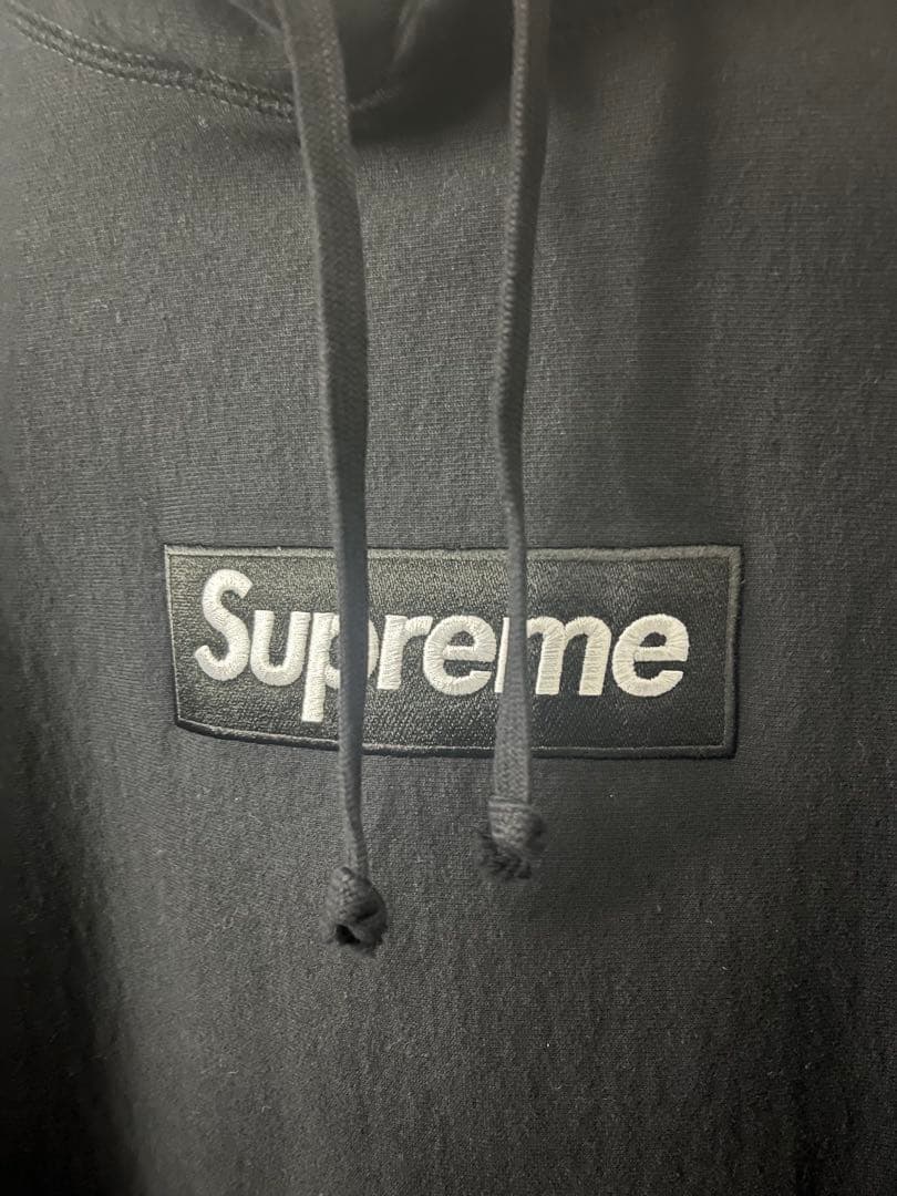 Supreme Box Logo Hooded Sweatshirt \"Bla…