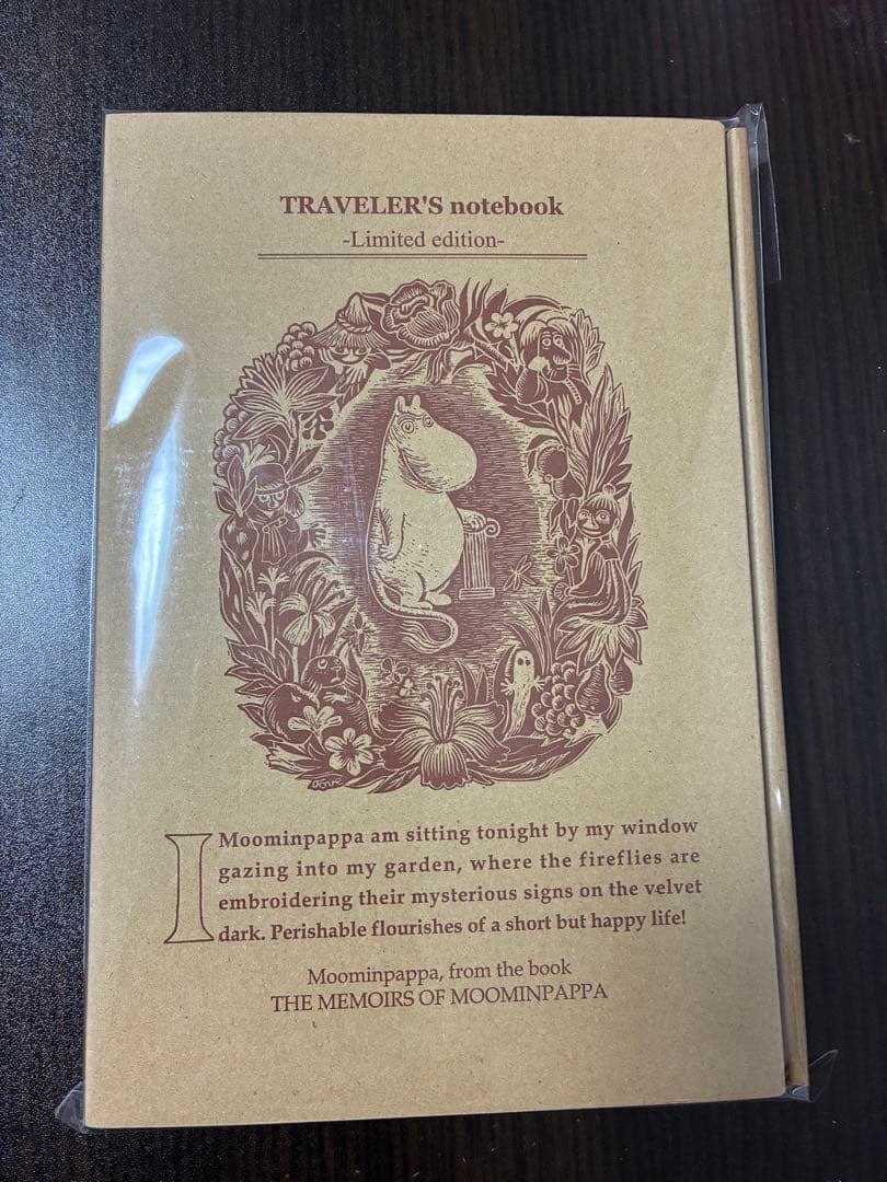 MOOMINコラボ　トラベラーズノート　ムーミンパパの思い出　セット
