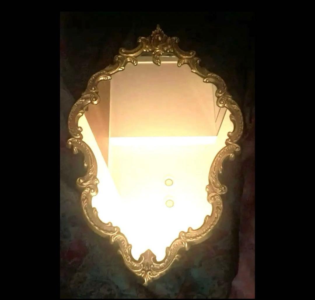 アンティーク鏡　レトロ　ドレッサー