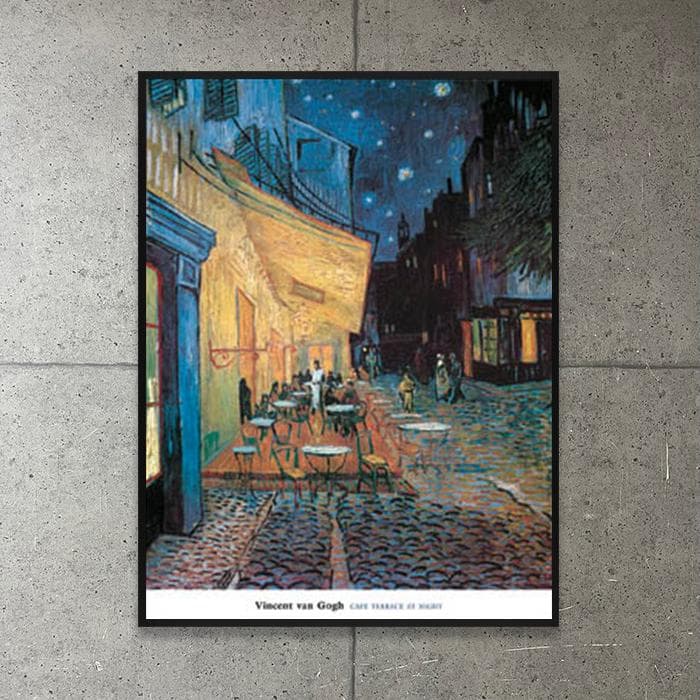 額装品/夜のカフェテラス/フィンセントファンゴッホ/ポスター/アート/インテリア