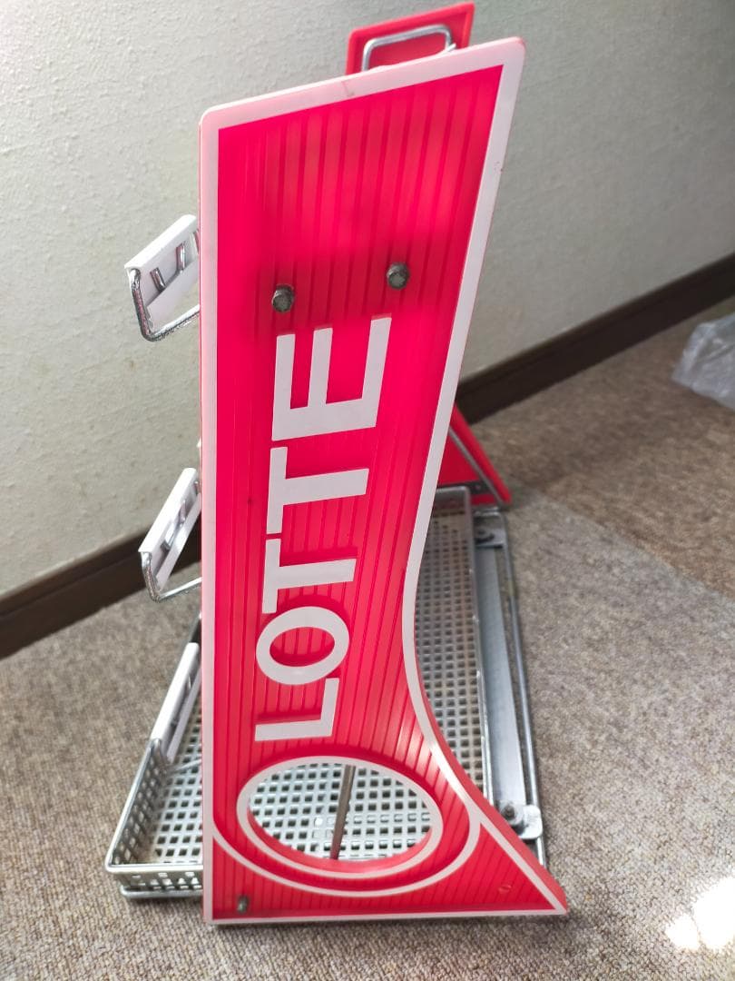 ロッテガム陳列棚　什器 　ディスプレイケース　レトロ