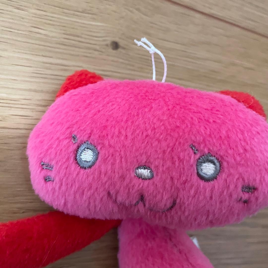 レトロ ピンク ねこ マスコット