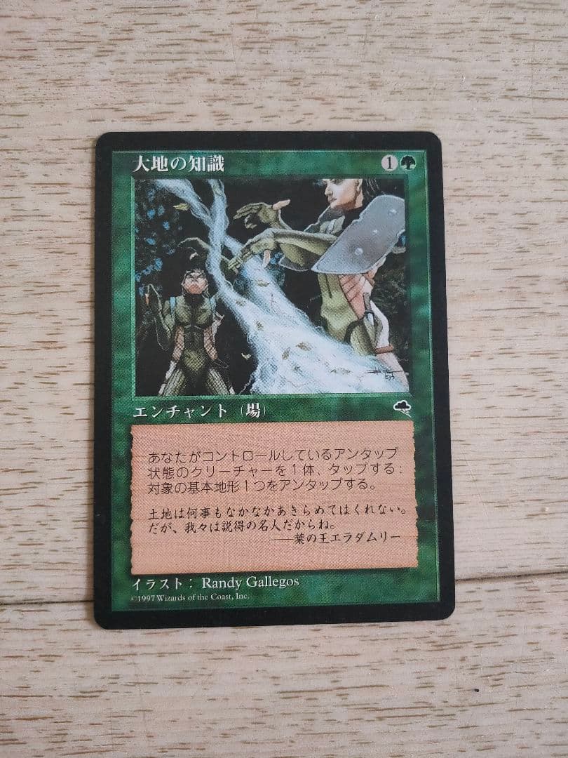 ◆大地の知識 日本語1枚