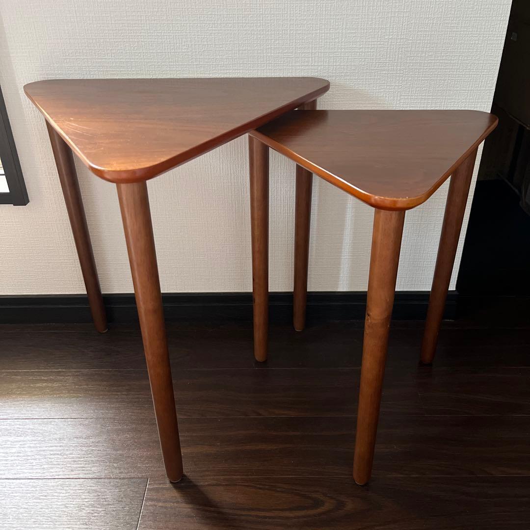 ネストテーブル　サイドテーブル２点セット