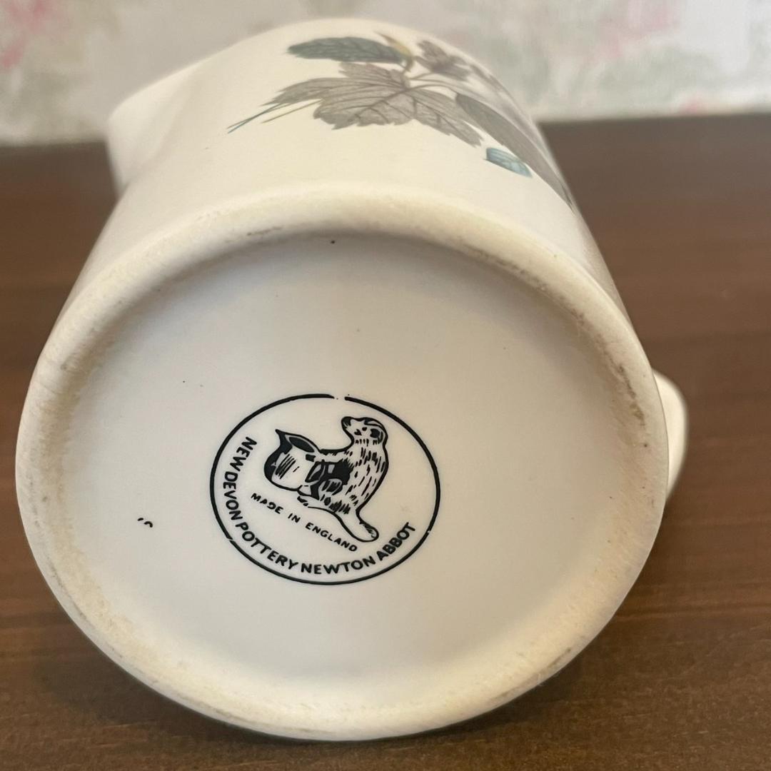 英国アンティーク 花柄 ジャグ 3個 イギリス ジャンク ブロカント 蚤の市