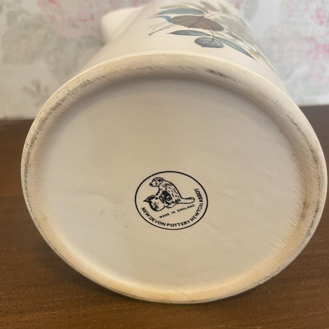 英国アンティーク 花柄 ジャグ 3個 イギリス ジャンク ブロカント 蚤の市