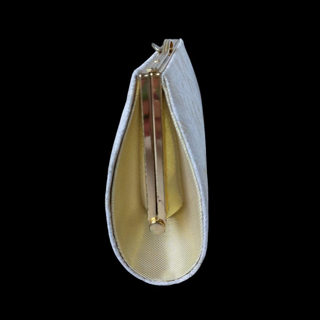 草履 バック セット ゴールド 金 白 ホワイト シルバー 葉 銀 050705