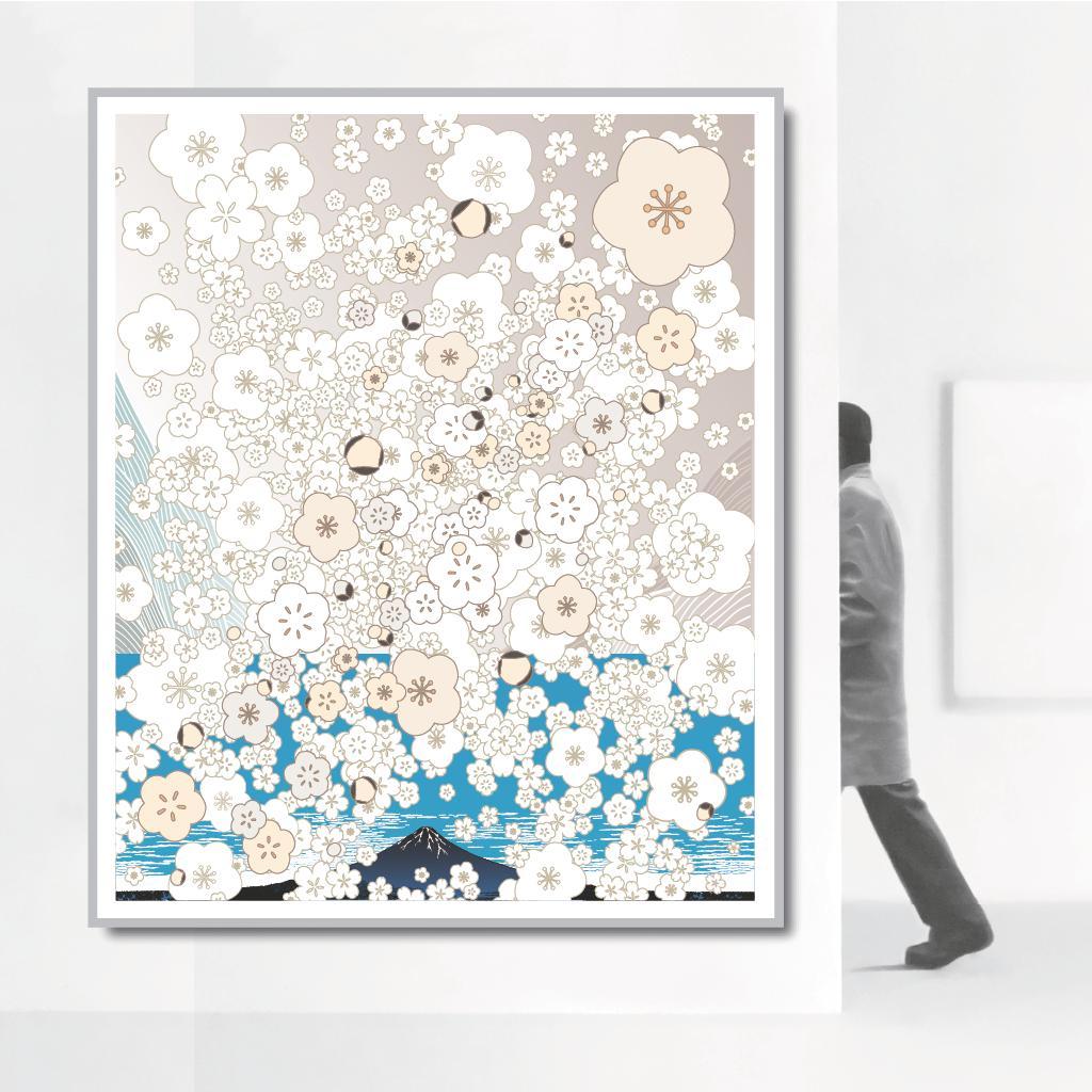 kashikomi 梅・No.001／ アートポスター　400×500