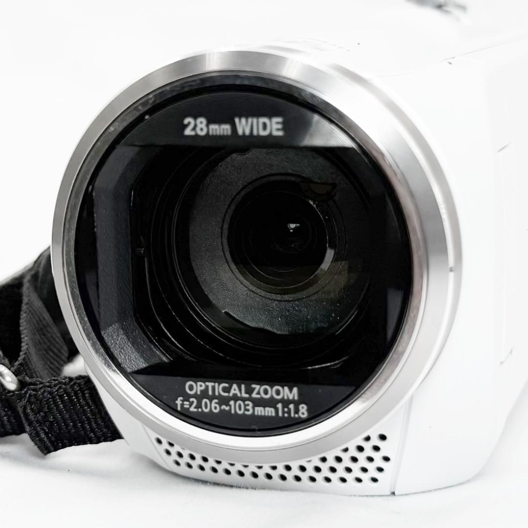 パナソニック HC-V480MS-W ホワイト デジタルHDビデオカメラ