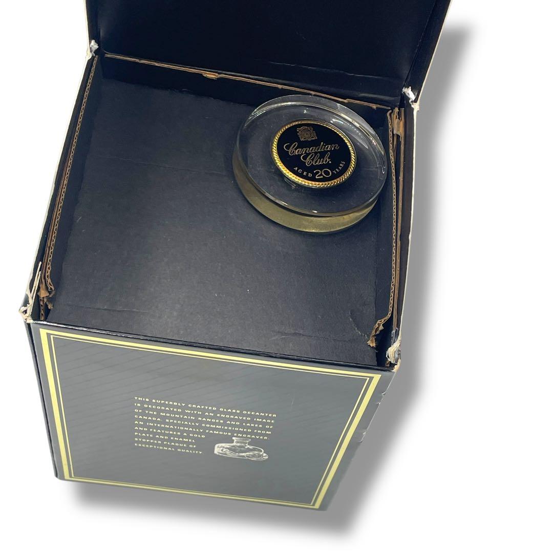 【未開栓】Canadian Club 20年 デキャンタ/750ml