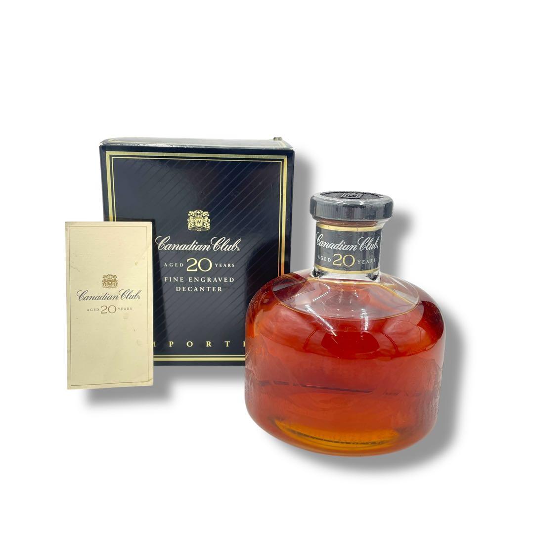 【未開栓】Canadian Club 20年 デキャンタ/750ml