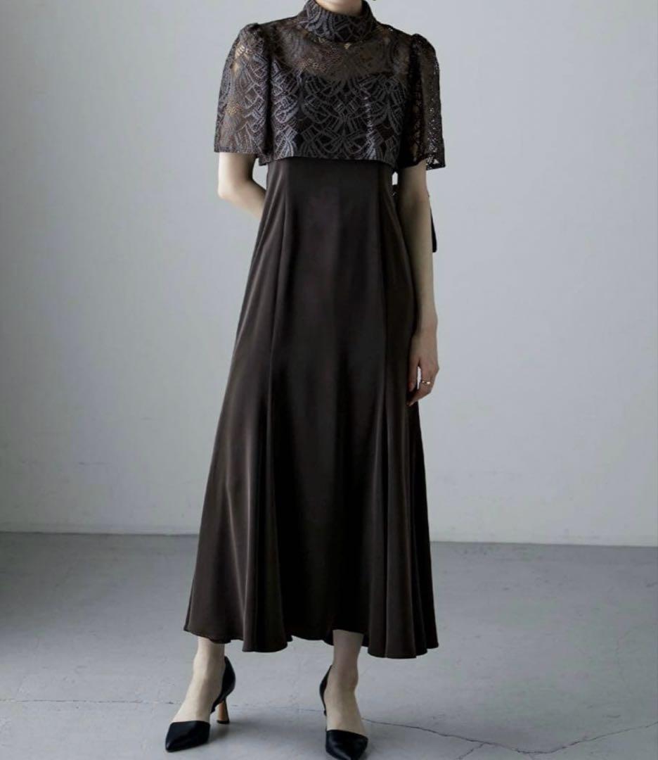 etoll. 3wayレースボレロ&マーメイドキャミドレス L