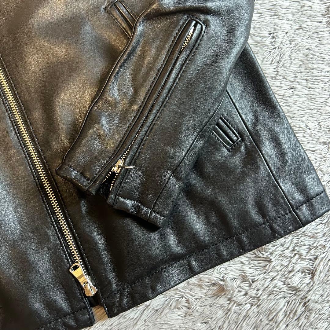 BEAUTY ＆ YOUTH ユナイテッドアローズ　ラムレザージャケット　S 黒