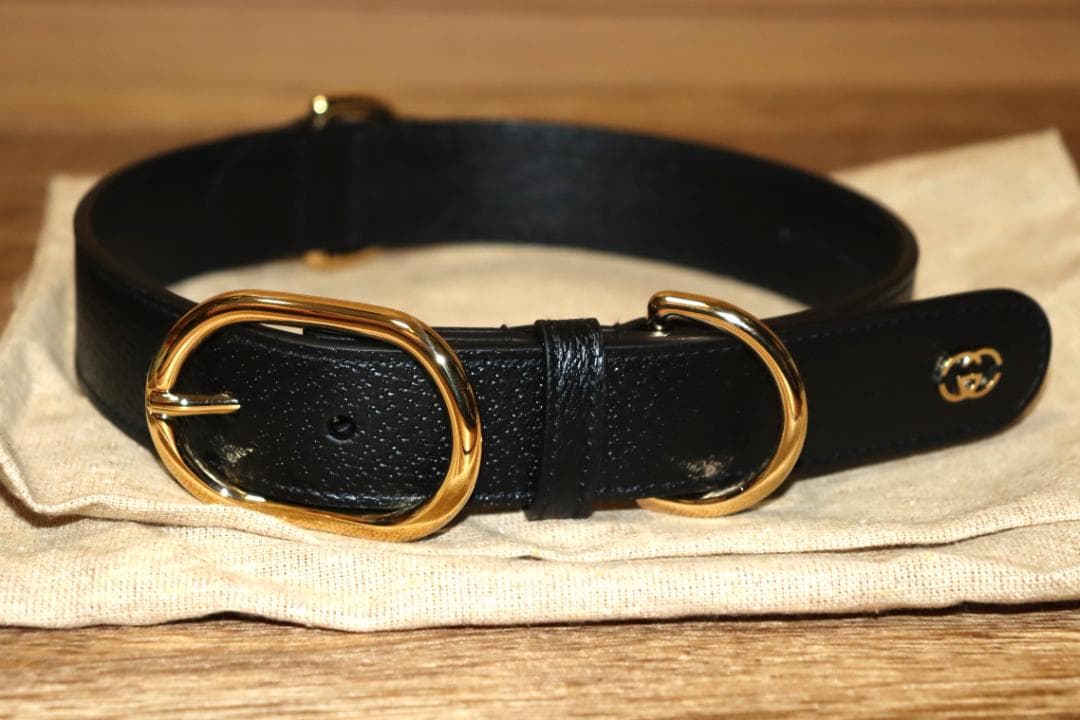 新品 GUCCI インターロッキングG 首輪 ペットコレクション Ⓗ