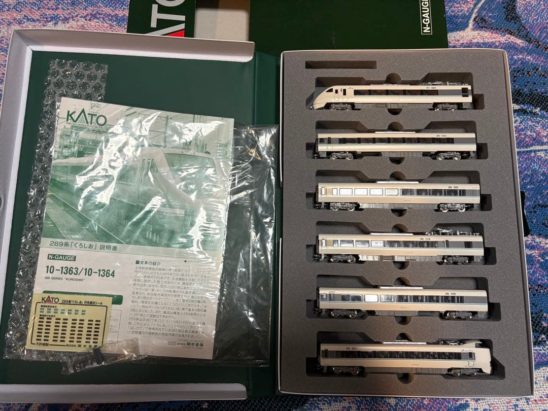 シール未使用！KATO10-1363 289系 くろしお 6両基本セット