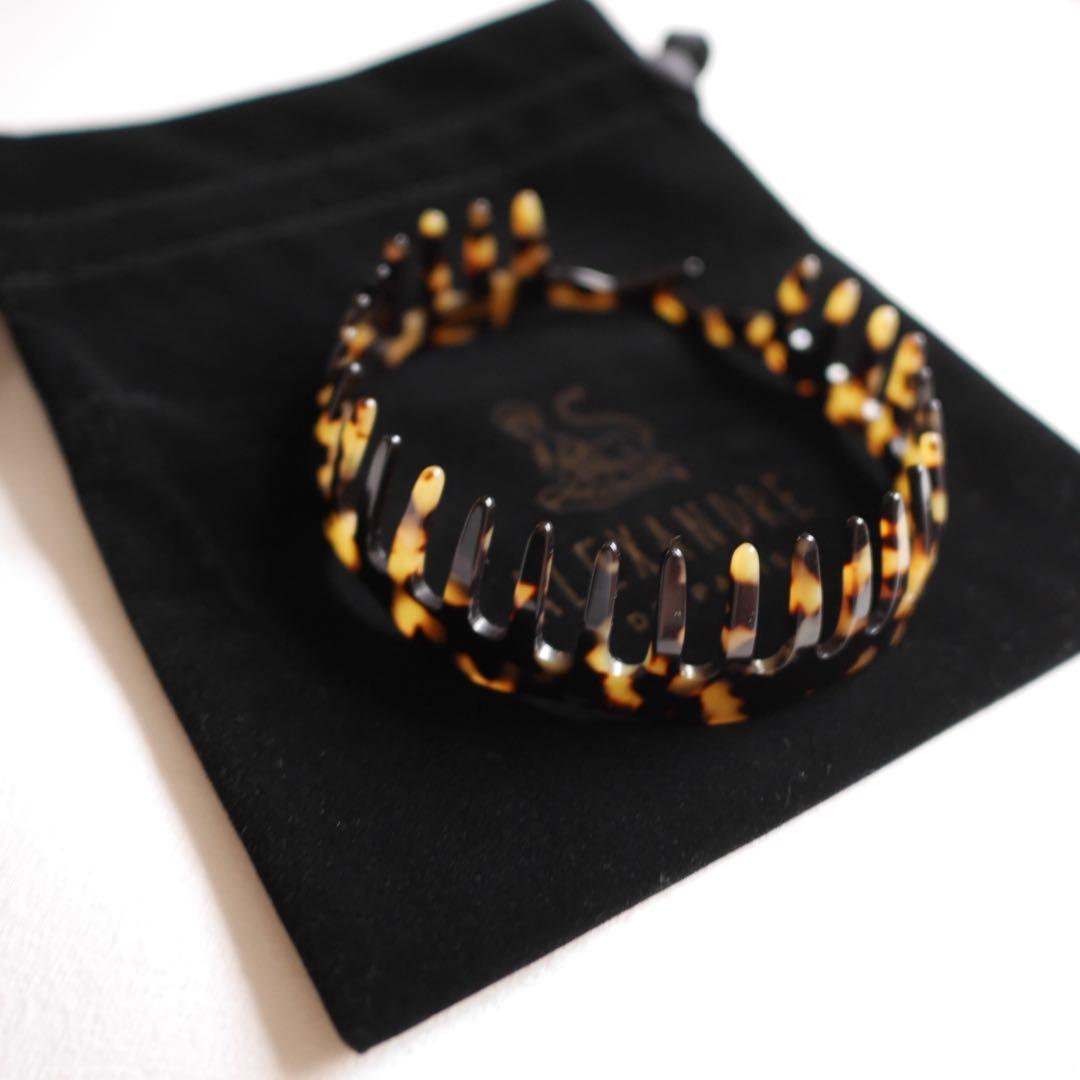 ALEXANDRE DE PARIS アレクサンドルドゥパリ 櫛形カチューシャ