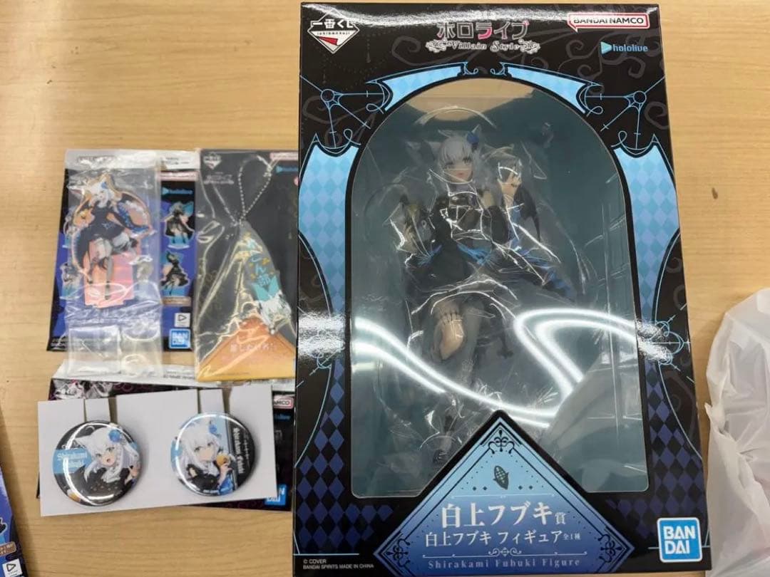 一番くじ　ホロライブ　白上フブキ　フィギュア　白上フブキセット