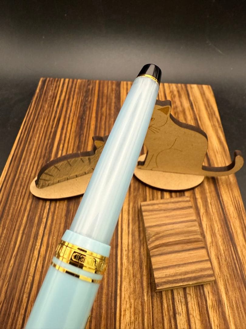 SAILOR 万年筆 四季織 雪月空葉 春空 美品 14K MF