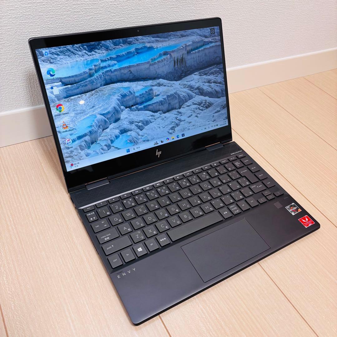 【良品】HP office ENVY ノートパソコン 黒 13-ar0003au