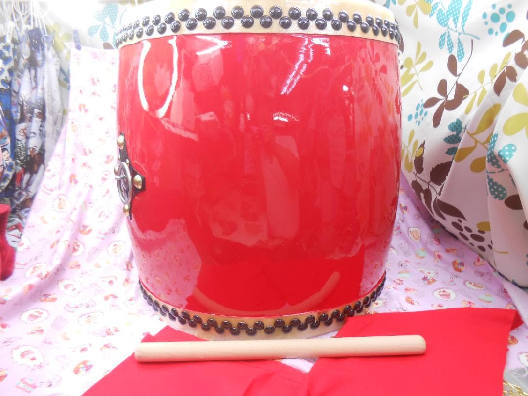 一点限定N現品販売(送料無料)33.500円 大太鼓44cm サージ/モス布付き