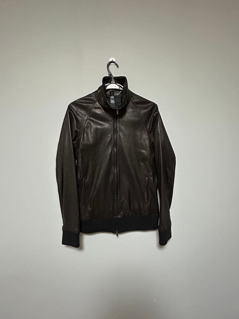 wjk ダブルジェイケイ ラムレザー トラックジャケット ライダース Mサイズ