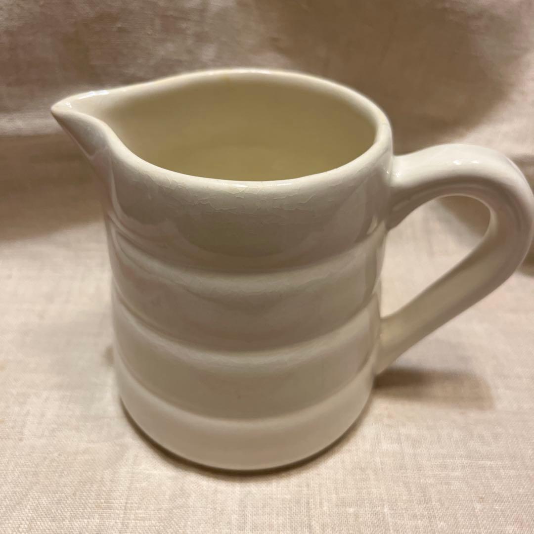 フランスアンティーク　ジアン　白　ジャグ　ピシェ　ピッチャー