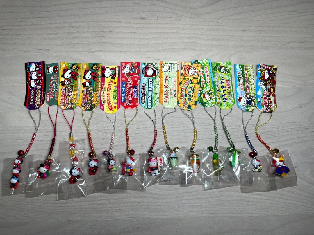 ご当地キティ　ハローキティ 長野・岐阜限定　根付けストラップ