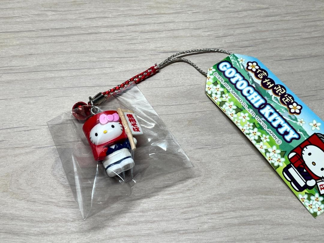 ご当地キティ　ハローキティ 長野・岐阜限定　根付けストラップ