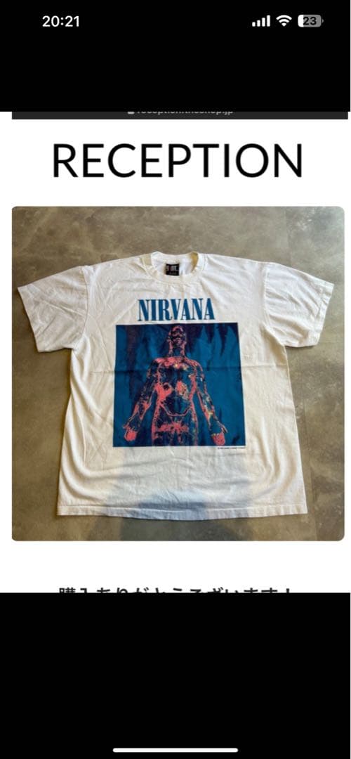 Y*E様 ビンテージ貴重tシャツニルバーナ