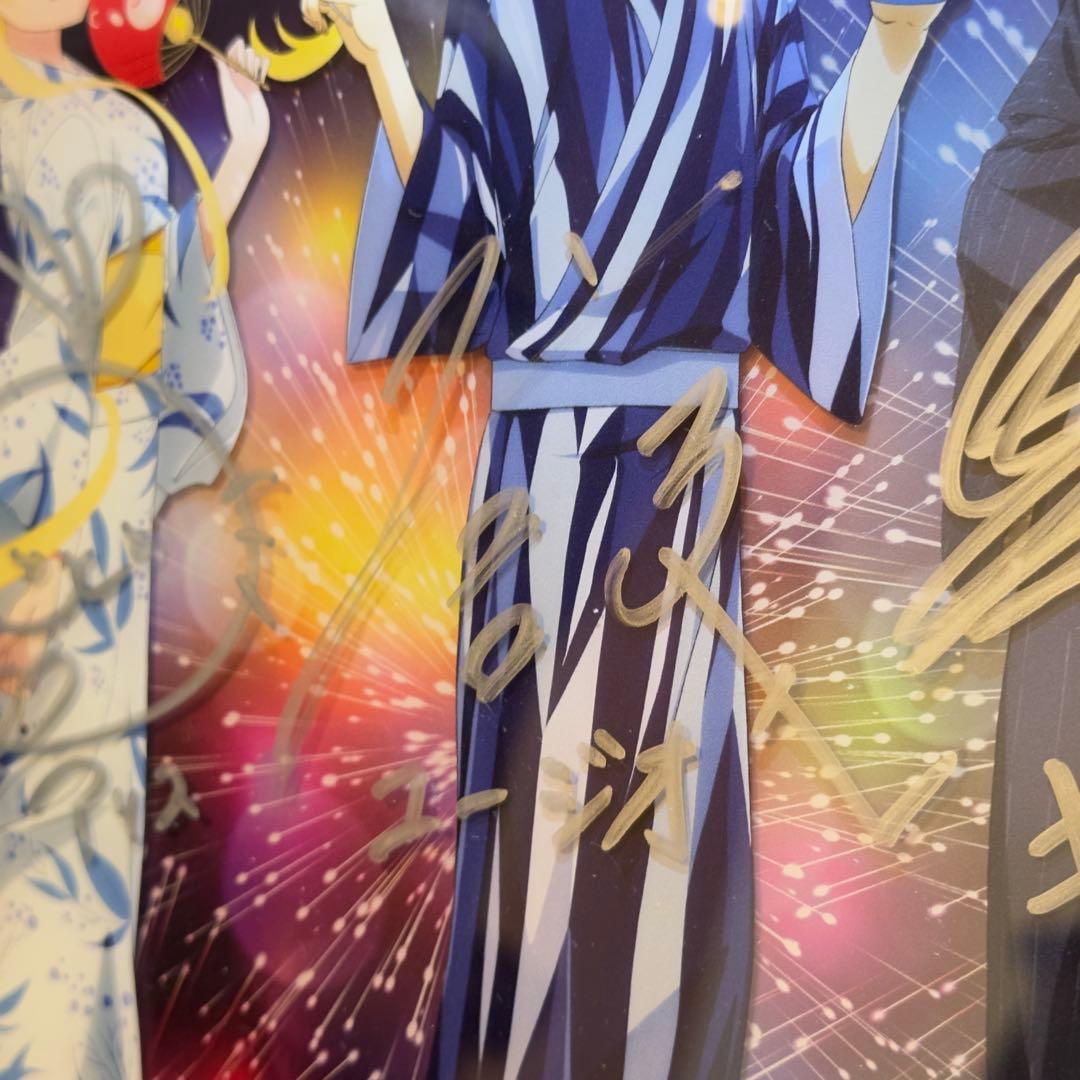 ソードアートオンライン キャスト４名 声優 直筆サイン入り コラボアクリルパネル