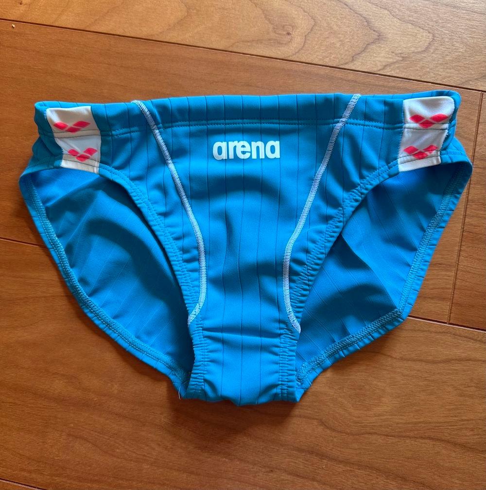 【美品】ARENA ダブルマット ARN-7020 M スカイブルー 競パン