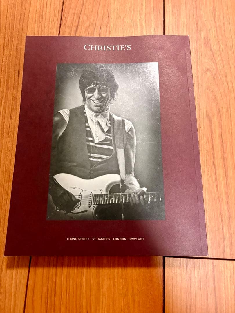ジェフ・ベック　JEFF BECK クリスティーズギターオークション カタログ