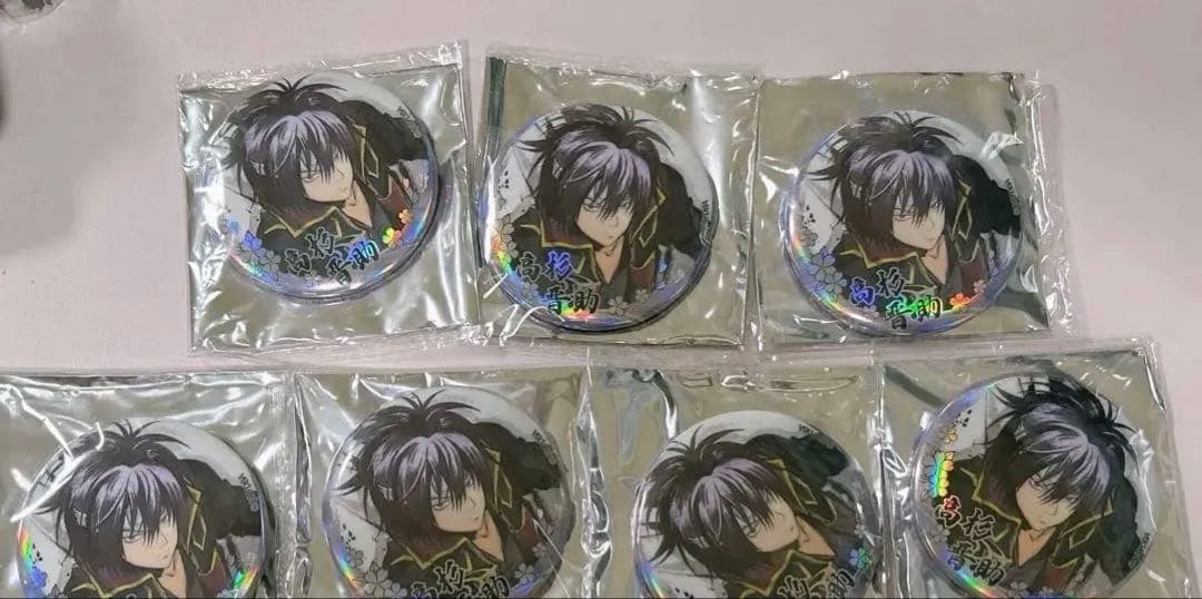 銀魂 高杉晋助 水墨画缶バッジ