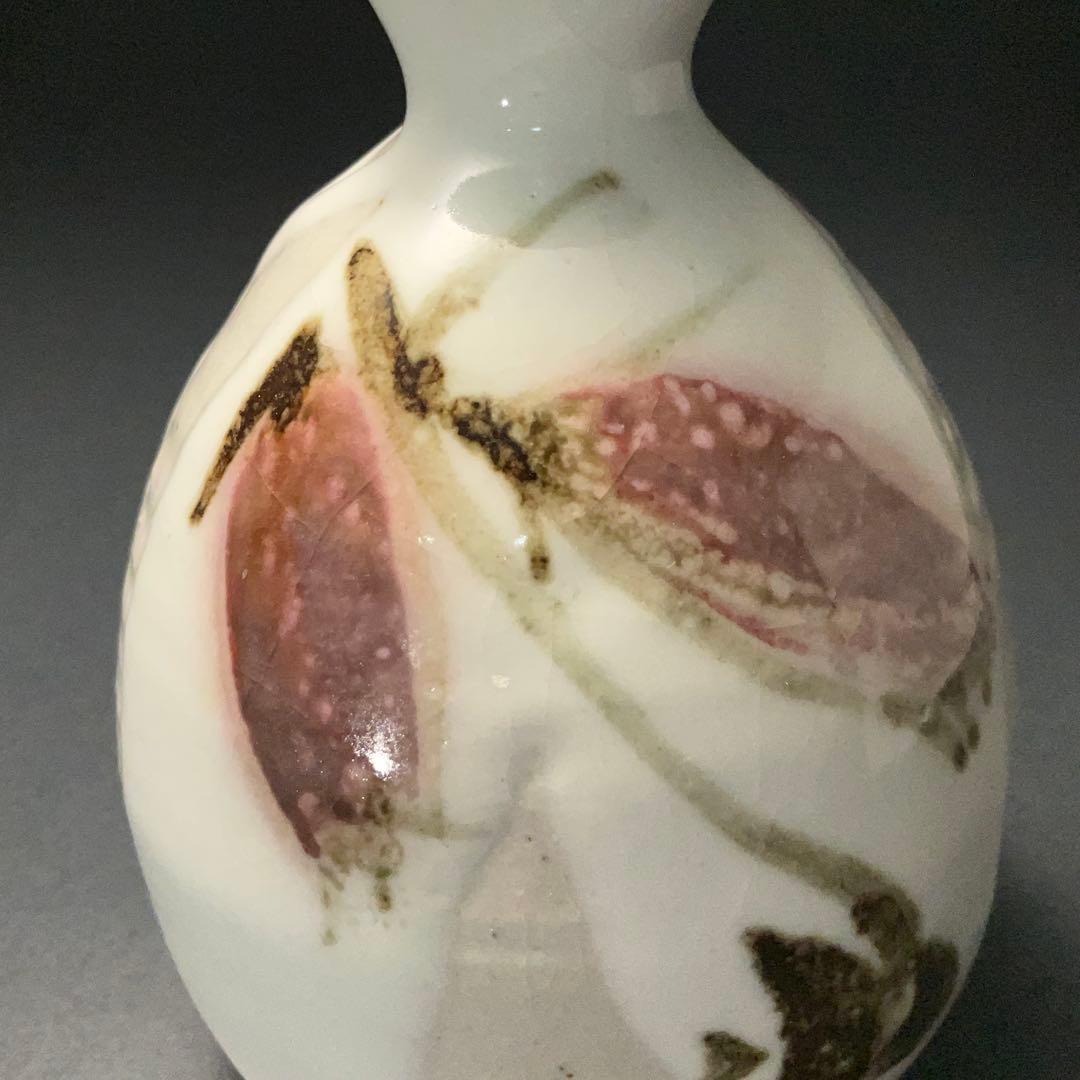 人間国宝・田村耕一　徳利　ほたるぶくろ　共箱　R1313ダT