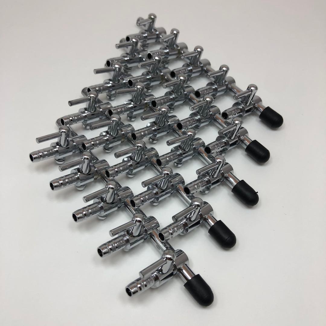 5分岐エアー エアー5分岐 エアーコック 21個