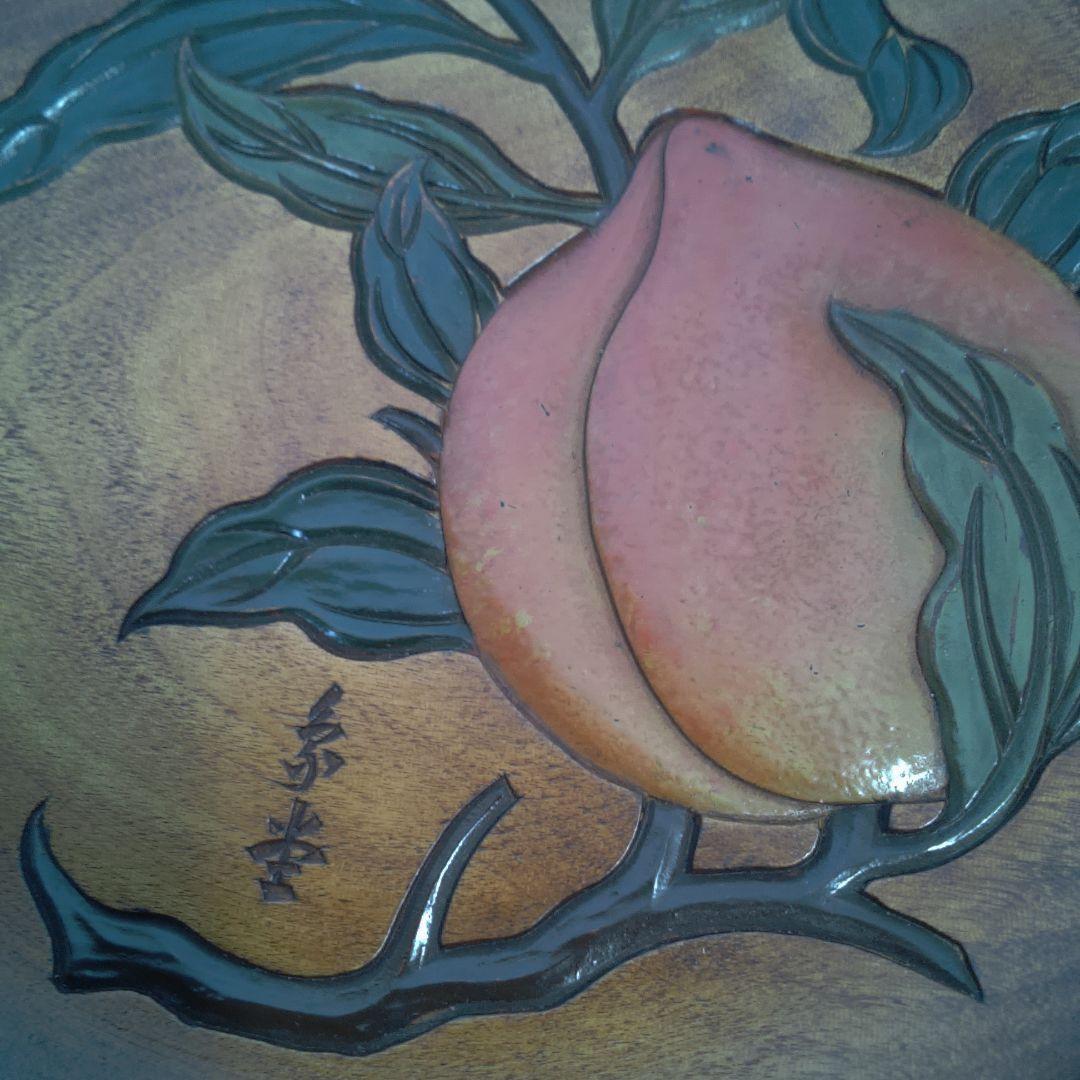 漆器 山中 象堂？果物デザイン 5枚セット